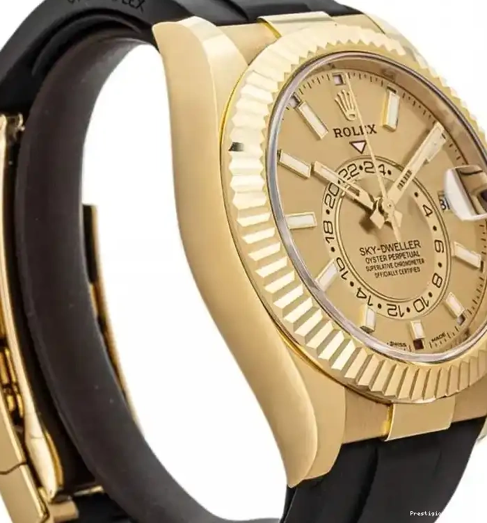 Prestigious Jewellers Sky-Dweller Rubber Rolex 326238 0707